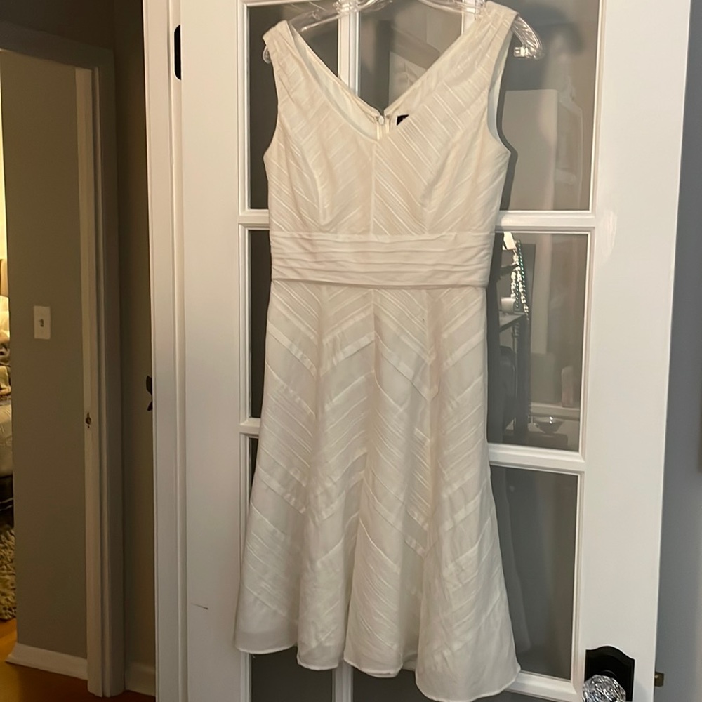 White House Black Market White Dress